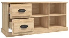 vidaXL Έπιπλο Τηλεόρασης Sonoma Δρυς 102x35,5x47,5 εκ. Επεξ. Ξύλο