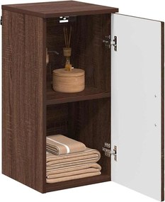 vidaXL Ντουλάπι Μπάνιου Καφέ δρυς 30 x 31,5 x 61 εκ