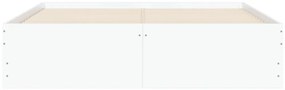 vidaXL Πλαίσιο Κρεβατιού με Συρτάρια Χωρίς Στρώμα Λευκό 120x190 εκ.