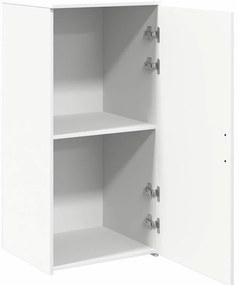 ντουλάπι αποθήκευσης vidaXL Λευκό 50x45x103,5 cm Κατασκευασμένο ξύλο