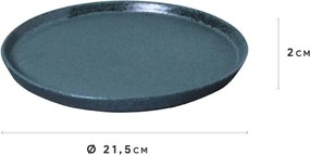 Σερβίτσιο Πιάτων Stoneware Neo Night Sky – Σετ 18τμχ - Porto Brasil
