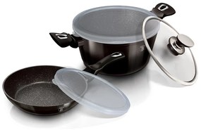 Σετ Μαγειρικής Berlinger Haus 5 τμχ Shiny Black Edition BH-6616