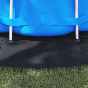 vidaXL Εδαφοκάλυψη Πισίνας Μαύρο Ø 550 cm Μη Υφαμένο Ύφασμα