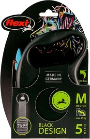 Λουρί Σκύλου Flexi BLACK DESIGN 5 m Μπλε Μέγεθος S