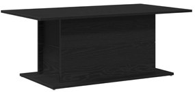 vidaXL Τραπεζάκι Σαλονιού Μαύρο Ραμμένο 102x55,5x40 εκ Επεξεργασμένο Ξύλο
