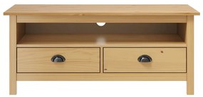 vidaXL Έπιπλο Τηλεόρασης Hill Μελί 110x40x47 εκ. Ξύλο Πεύκου