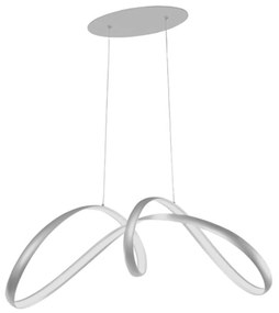 Φωτιστικό Οροφής SO.LUMEN 50W 3000K 3240Lm 85x28x28/120cm Silver Ondaluce Μέταλλο