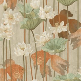 Ταπετσαρία Τοίχου Floral Κρεμ M23907 53x10,05 cm