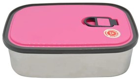 Δοχείο Φαγητού 818631 0,75lt Inox-Pink Ankor Steel,Plastic