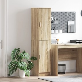 vidaXL Μπουφές Sonoma oak Μοριοσανίδες με φινίρισμα σε χρώμα Sonoma oak