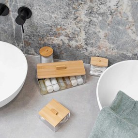 Δοχείο Για Δίσκους Ντεμακιγιάζ (Φ7x12) Homely Bamboo Essentials 02-17651