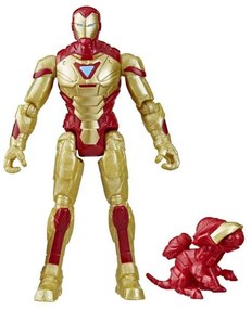 Φιγούρα Δράσης Marvel Mech Strike Mechasaurus Iron Man 6 F6672 Red-Gold Hasbro