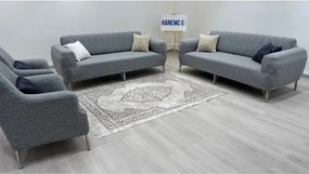 Stewehome Σετ καλύμματα καναπέ από πολυεστέρα και βαμβάκι με ριγέ σχέδιο 180x230 cm