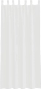 vidaXL Κουρτίνες Voile με βρόχους 2 τεμάχια Λευκό 140x245 cm