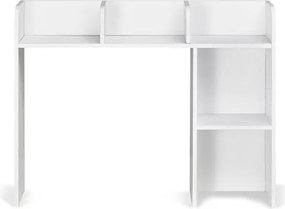 VEVOR Desktop Bookshelf White Desktop Storage Organizer 2-Tier for Office &amp; Home