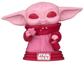 Φιγούρα Star Wars 60124 Valentines S2 Grogu With Cookies Bobble-Head 10cm Red-Pink Funko