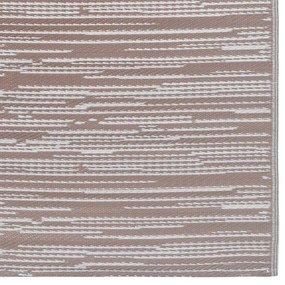 vidaXL Χαλί εξωτερικού χώρου ARAKIL καφέ 80x150 cm PP