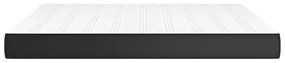 vidaXL Στρώμα με Pocket Springs Μαύρο 160x200x20 εκ. Συνθετικό Δέρμα