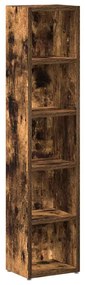 vidaXL Ντουλάπια CD 2 τεμ. Καπν. Δρυς 21x16x93,5 εκ Επεξεργασμένο Ξύλο