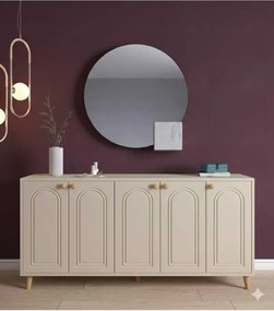 Stewehome Μποέμ κονσόλα με καπάκι από mdf 180x40x87 cm