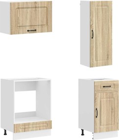 vidaXL Μονάδα κουζίνας KALMAR 8 pcs Sonoma Δρυς Επεξεργασμένο Ξύλο