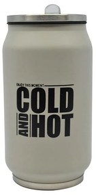 Ποτήρι Θερμός 'Cold and Hot' Μπεζ Inox 330ml ANKOR