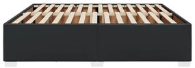 vidaXL Πλαίσιο Κρεβατιού Μαύρο 180x200 εκ. από Συνθετικό Δέρμα