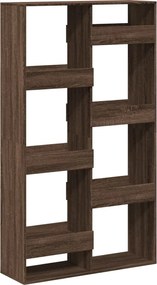 vidaXL Βιβλιοθήκη Καφέ Δρυς 100x33x175 εκ. από Επεξεργασμένο Ξύλο