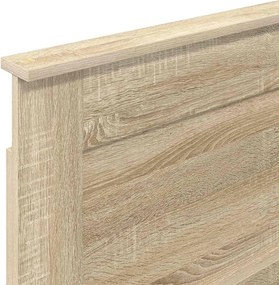 vidaXL Κεφαλάρι με κεφαλάρι Δρύς Sonoma 100 cm Επεξεργασμένο ξύλο