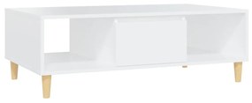 vidaXL Τραπεζάκι Σαλονιού Λευκό 103,5 x 60 x 35 εκ. από Μοριοσανίδα
