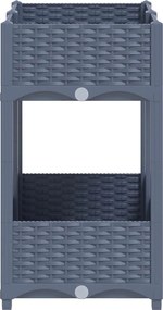 vidaXL Ζαρντινιέρα 80 x 40 x 71 εκ. από Πολυπροπυλένιο
