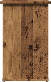 vidaXL Sideboard Παλιό ξύλο 35x35x55 cm Ξύλο μηχανής
