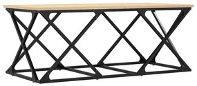 vidaXL Τραπεζάκι Σαλονιού Sonoma Δρυς 100x49x40 εκ. Επεξεργασμένο Ξύλο