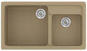 Sanitec Classic 317 Metallic Cream Νεροχύτης