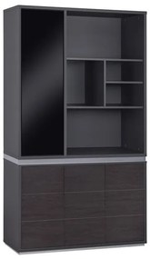 ΒΙΒΛΙΟΘΗΚΗ ΓΡΑΦΕΙΟΥ ΕΠΑΓΓΕΛΜΑΤΙΚΗ ROSEWOOD HM2091L 120Χ40Χ200Υ εκ.