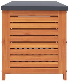 vidaXL Μπαούλο Αποθήκευσης Κήπου 90x48x55εκ. από Μασίφ Ξύλο Ευκαλύπτου