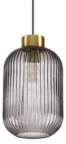 Κρεμαστό Φωτιστικό Οροφής 1xΕ27 Φιμέ Φ20m Mint 237510 Ideal Lux 237510