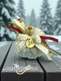 Κολοκύθα Εκρού βελούδινη μεσαία - Ασημί