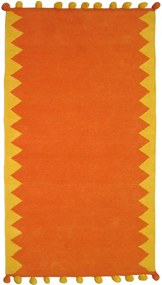 ΧΑΛΙ POM POM ORANGE - 070cm x 140cm - 2002357