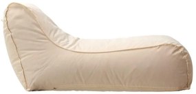 Πουφ ξαπλώστρα Lara 100% αδιάβροχο μπεζ 60x150x40 εκ.