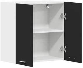 vidaXL Ντουλάπι Κρεμαστό Lyon Μαύρο 60 x 31 x 60 εκ. από Επεξ. Ξύλο