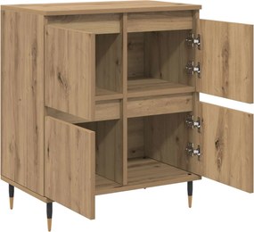 vidaXL Πλαϊνό γραφείο Artisan Oak 60 x 35 x 70 cm