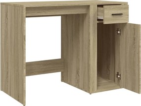 vidaXL Γραφείο Sonoma Δρυς 100x49x75 εκ. από Επεξεργασμένο Ξύλο
