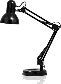 Πορτατίφ Γραφείου Ø15 με Βάση-Βραχίονα 53cm Μαύρο