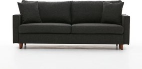 Τριθέσιος Καναπές Κρεβάτι Ανθρακί EVA 90x210x82