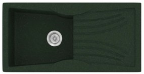 Sanitec Classic 328 Granite Green Ένθετος Νεροχύτης 55 cm