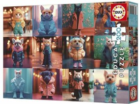 Παζλ Educa 20219 Fashion Animals