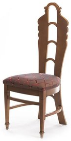 Καρέκλα ύφασμα με ρόμβους Art Deco - Ξύλο - 731-1006