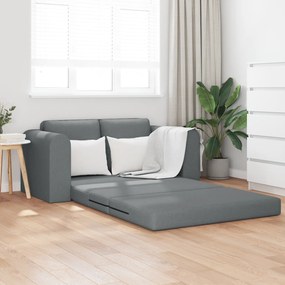 vidaXL Καναπές Κρεβάτι 2-σε-1 Σκούρος Γκρι 148x71x83 εκ. Υφασμάτινος