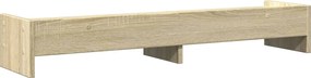 vidaXL Βάση Οθόνης Sonoma Δρυς 100x24x16 εκ. από Επεξ. Ξύλο